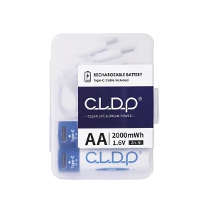 CLDP5号USB2000mWh充电电池2支盒装